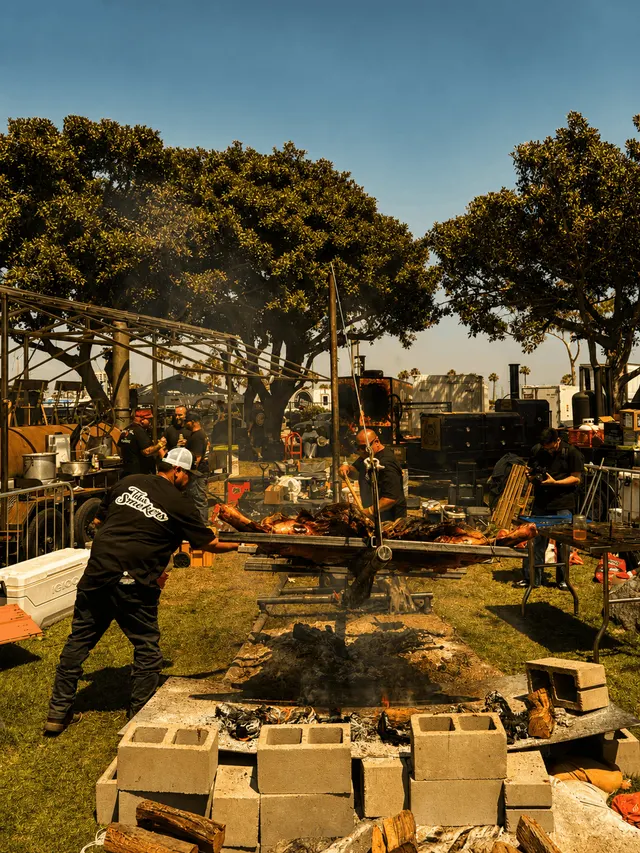 BBQ festival with live-fire cooking in Long Beach