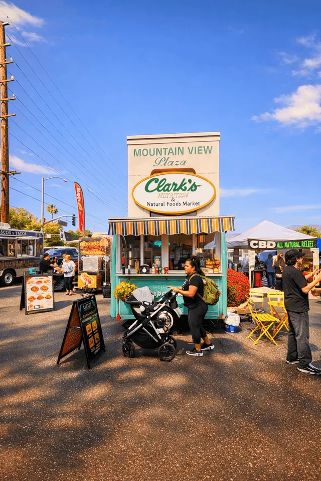 Riverside night market street food scene